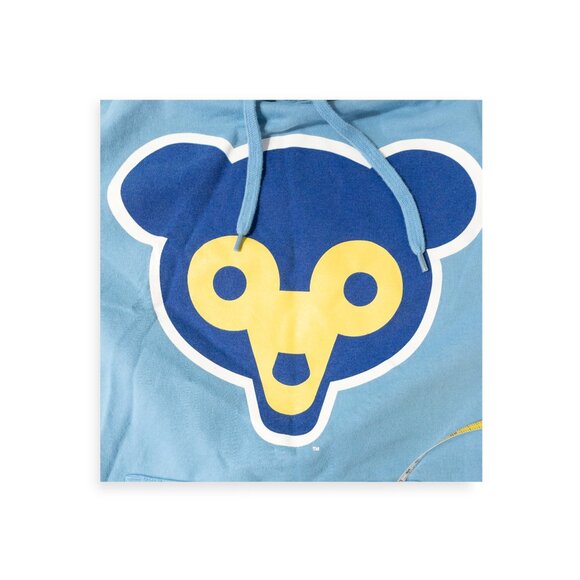 MLB Chicago Cubs 1968-1969 Cooperstown Felt Tek Patch Stitches Hoodie SZ M - Picture 5 of 9